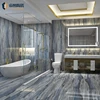 Blue Big Size 900X1800Mm Chinese Porcelain Tile Bathroom Decorated Full Polished Porcelain Tiles