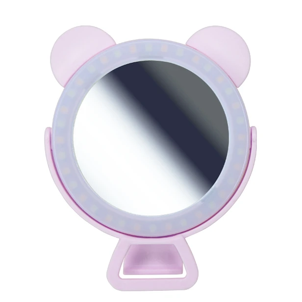 

Mini Portable Clip Mobile Phone Selfie Ring Light Lens Beauty Fill Light Lamp USB Charging For Cell Phone With mirror