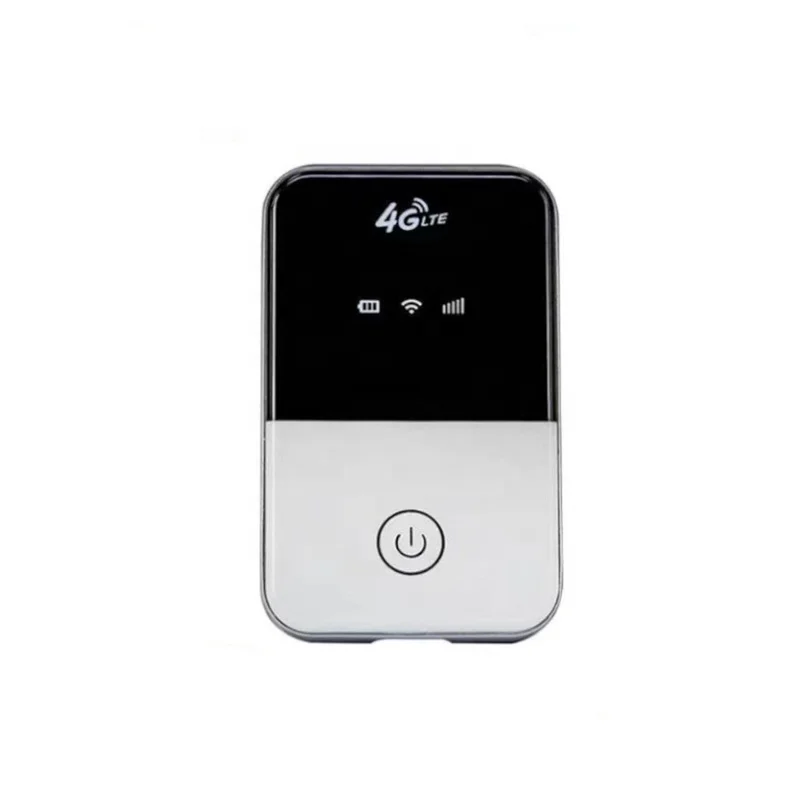 

4G Lte Pocket Wifi Router Car Mobile Wifi Hotspot Wireless Broadband Unlocked Modem Router 4G With Sim Card Slot, White black