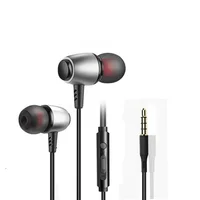

Original Brand Earbuds Heavy Bass Headphone Noise Canceling In Ear Earphone Headset with Mic for Mobile Phone Universal for MP4
