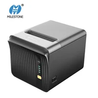 

Milestone Printer MHT-P80A Restaurant printer Lan USB ports 200mm/s High speed 80mm pos thermal printer