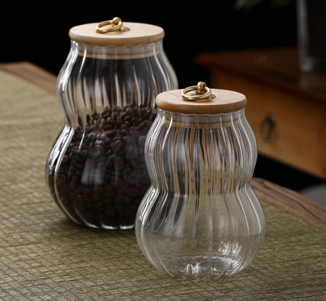 

Vertical grain glass tea sealed storage tank