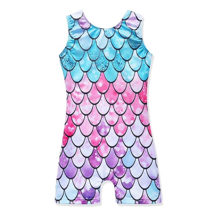 

Gymnastics Leotards for Girls Biketards With Shorts Dance Unitards 3-7 Years