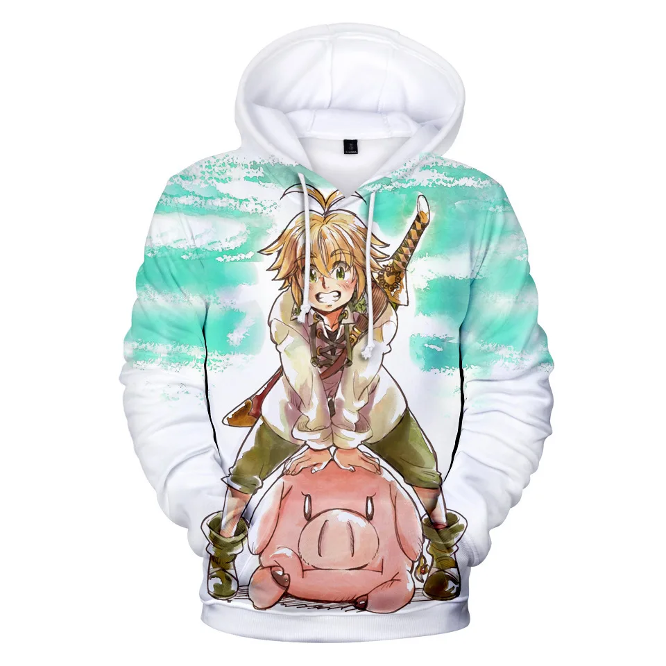 Wholesale high quality nanatsu no taizai hoodie anime hoodie japanese hoodie sweatshirt