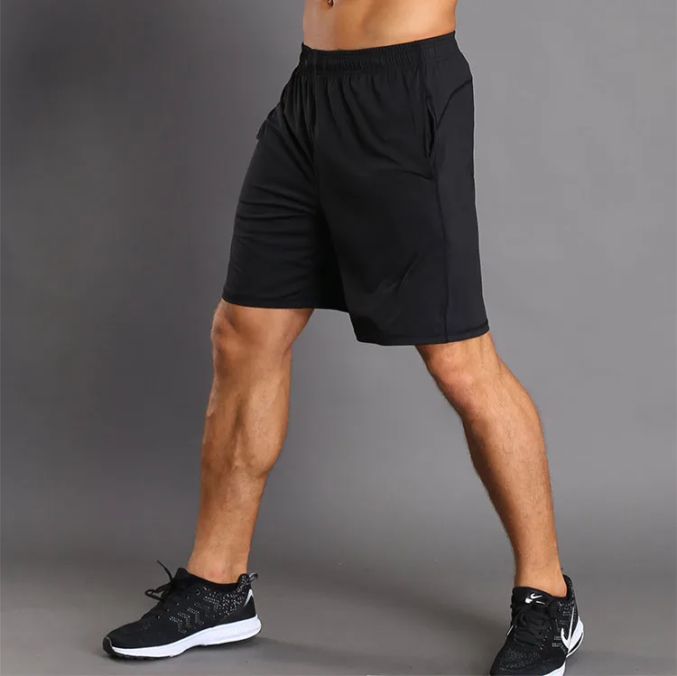 

2021New Quick Dry Gym Running Mens Sport Shorts Fitness Jogging Workout Short Pants Training Male Summer Bottoms Clothing Shorts, 2 colors