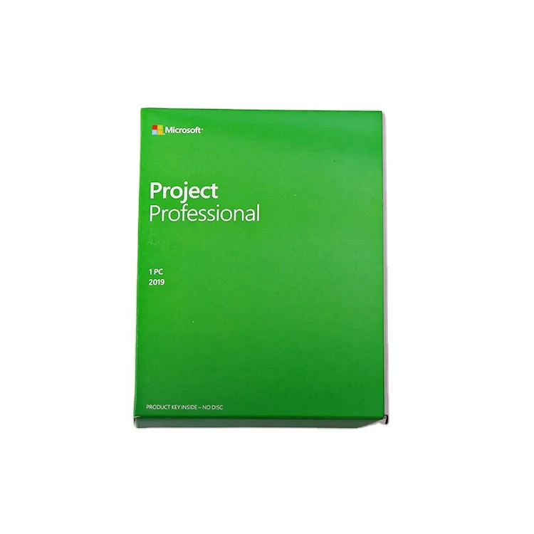 

Microsoft Office Project Professional 2019 Retail Box Version Original