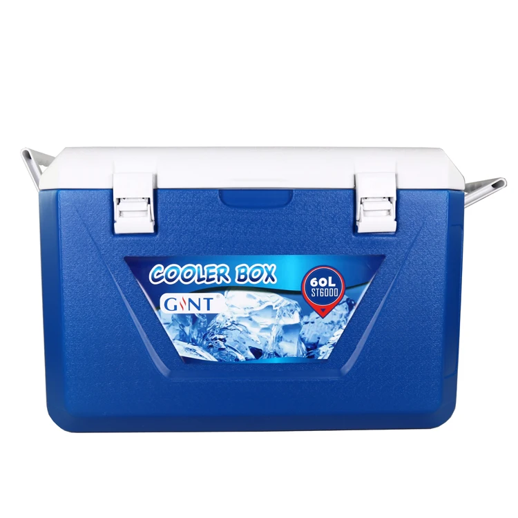 

GiNT 60L Outdoor Camping Fishing Picnic BPA Free Ice Chest Ice Cooler Box with PU Foam Insulation, Customized color acceptable