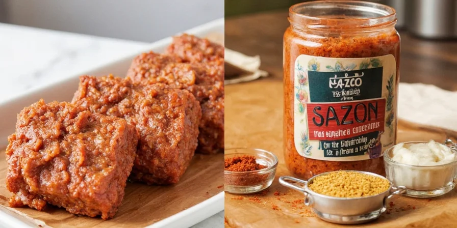 Sazon vs Adobo comparison image