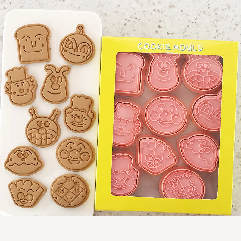 

Wholesale Price Anpanman Cartoon Cookie Mold Diy Fondant Chocolate Chips Cookie Mold