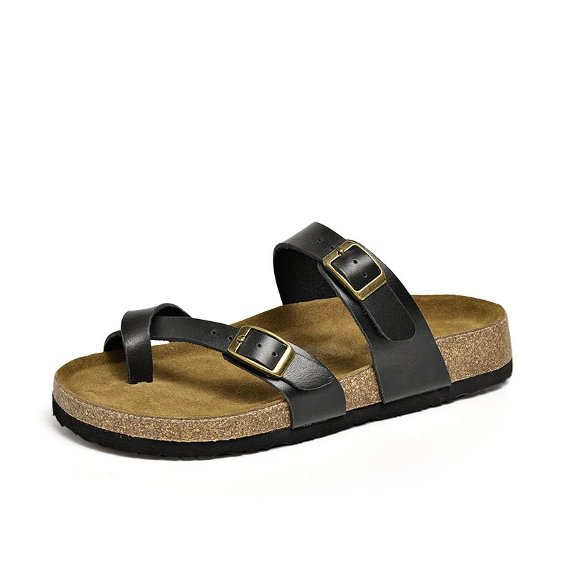 

Men's Summer Beach Sandal Fashion Plain Slide Sandal Men Pu Sandals Slippers