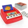 Educational toys english word learning spelling matching board games for kids early education
