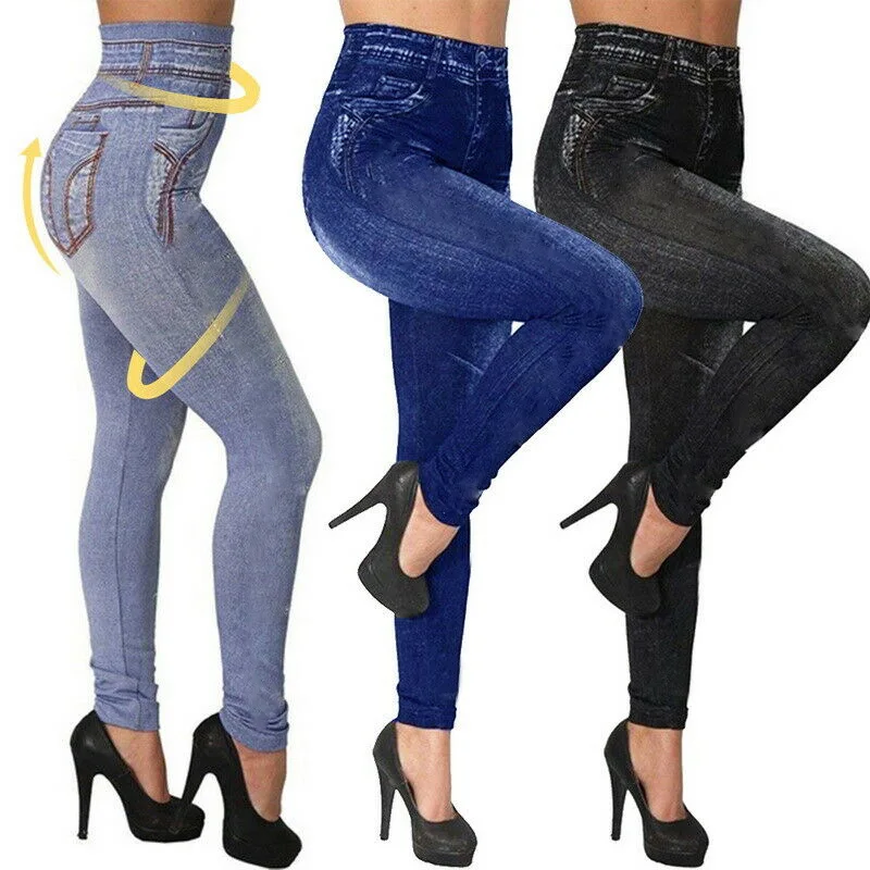 

Wholesale Print Women Jeans Leggings Winter Denim Jeggings, Picture