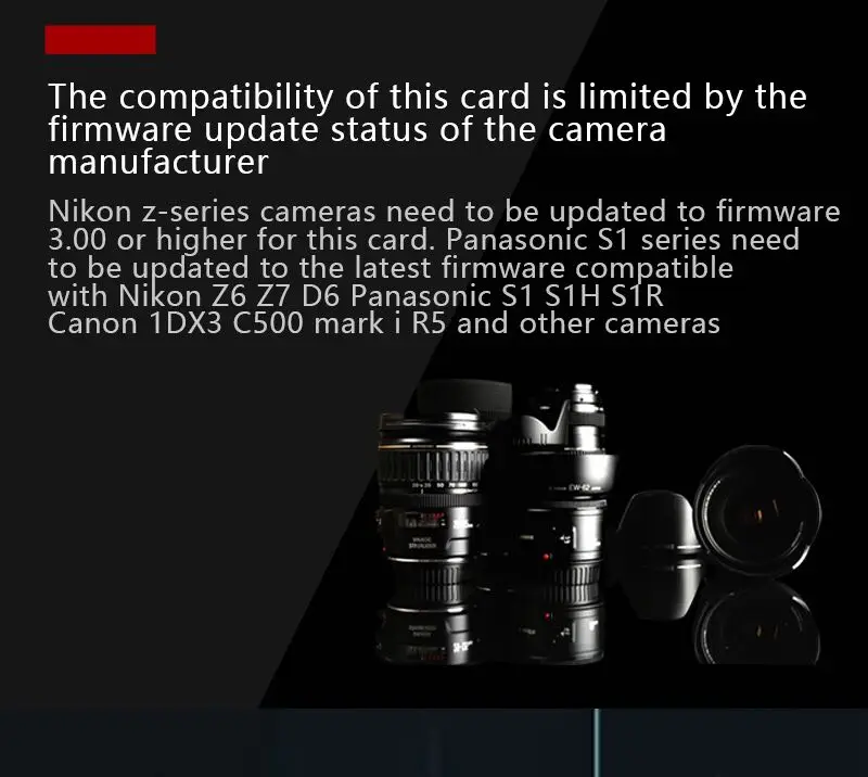 Cfexpress card CFE card memory card camera card R5 8K full model camera Z6 Z7 D6 cfeexpress card cfe for cannon - ANKUX.COM