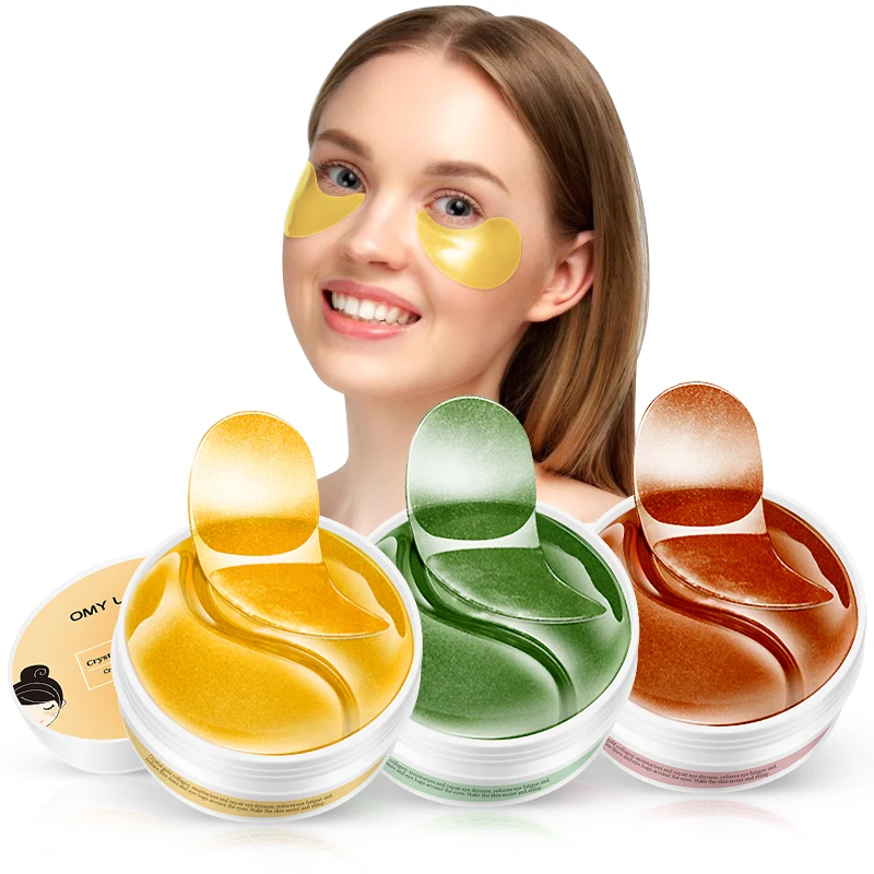 

Korean cosmetics OMY LADY hydrogel eye patch anti dark circles eye mask for OEM
