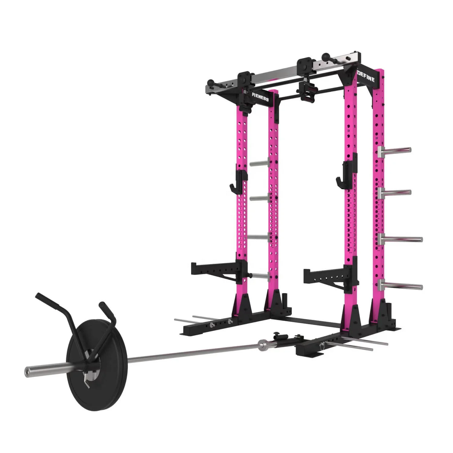 

Gym Equipment Power Rack Customized Color Commercial Half Power Rack