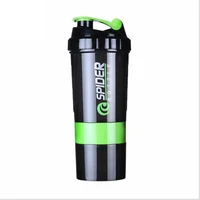 

Custom Logo bottle shake 500-600ML opp bag plastic disposable protein shake bottle and shake water bottle