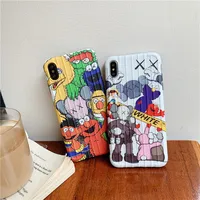 

For iPhone 11 Pro Max 11Pro Xs Max X XR 7 8 Cartoon Sesame Street Colorful Cool Suitcase Case