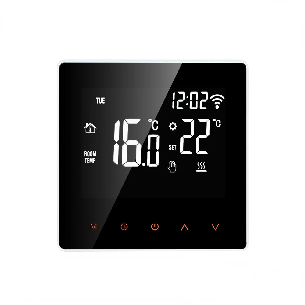 

Tuya Wifi Smart Electric Gas Boiler Temperature 16A Floor Heating Thermostat For Amazon Alexa Google Home
