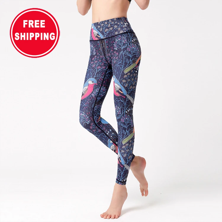 

New Printed Yoga Pants Women's High Waist Hip Lift Sports Fitness Seamless Plus Size Yoga Pants, Multiple colour
