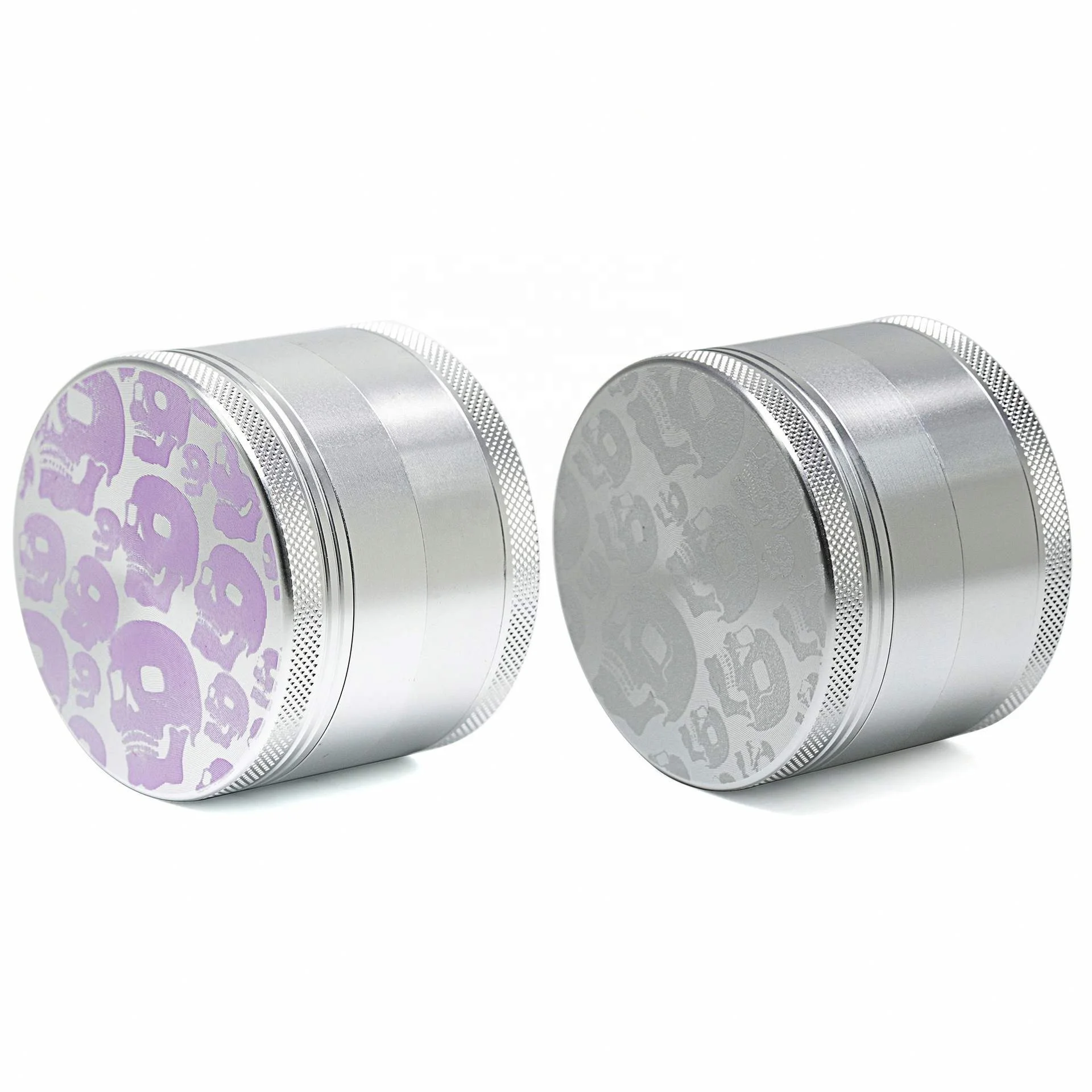 

Color Luminous Pattern Diameter  Dry Herb Grinder Aluminum Alloy 4-layer Herb Grinder Tobacco Grinder jhcentury, Picture