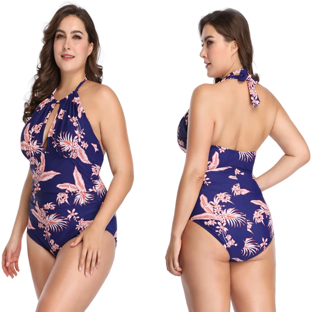 

2019 Sexy Swimwear Plus Size One Piece Women Swimsuit