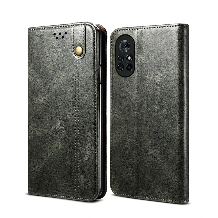 

Sheep stripe PU Leather Flip Wallet Case For Samsung HuaWei Nova 8 FE With Stand Card Slots, 4 colors