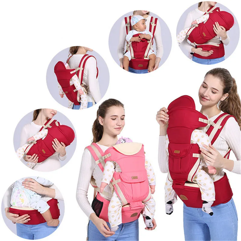 

3 in 1 baby carrier breathable Infant hip seat baby carrying back packer