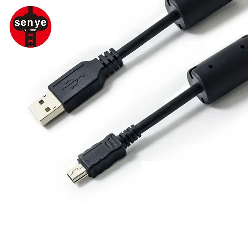 

Black Mini USB Cable T Cord V3 Interface Charging Cable