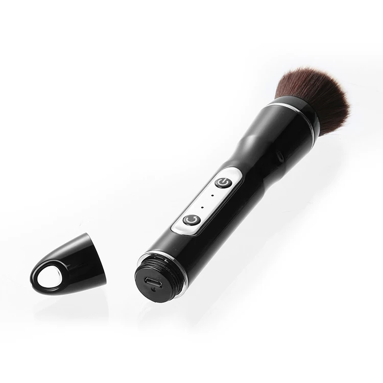 

Factory direct makeup brush set cosmetic electric kit colourful brushes, Black