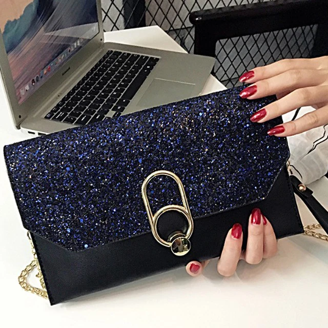 

New Clutch Bag For Lady Women's Handbag Fashion Envelope Bag Party Evening Clutch Bags Black Purse Day Clutch