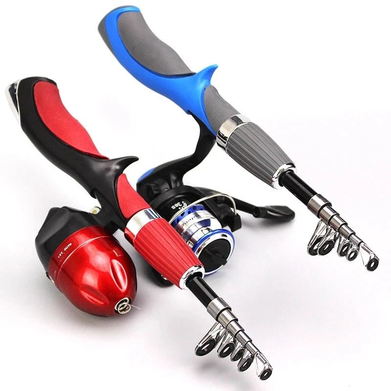 

New high quality 1.4m short joint shank ice fishing rod portable carbon manufacturing Lua rod ultra short sea rod