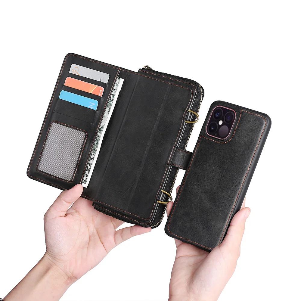 

Leyi Fashion Phone Wallet Clip Case Magnetic Bags for Iphone 12 Pro Max ROHS Ce