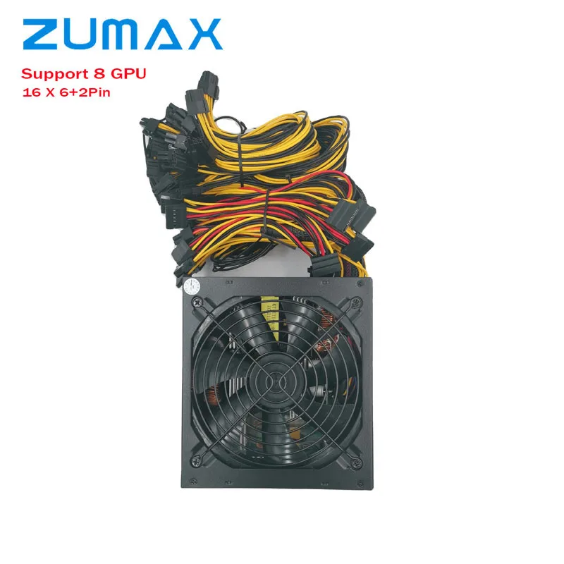 

China Manufacturer Wholesale ATX Bitcoin Miner Equipment 1650W 2000W 2200W 2600W Switch Mining Power Supply