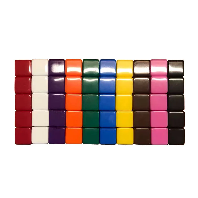 

Custom blank color dice 16mm square corner dice, Normal color