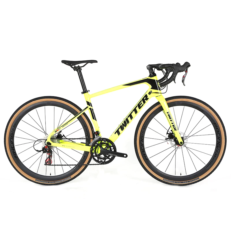 

Fast Ship Gravel carbon road bike with RS 22speed Groupset Ultra-Light Carbon Bicycle disc brake, Black/red/blue/yellow/gray/black red/matte black