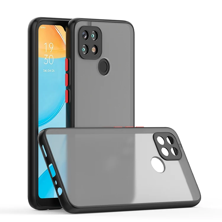 

Protect lens camera Smoke Case Translucent Matte Hard Phone case  Soft edge Cover