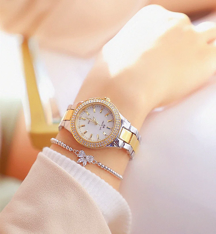 

New hot watch manufacturers direct foreign trade watch customized luxury diamond women's ladies Watch