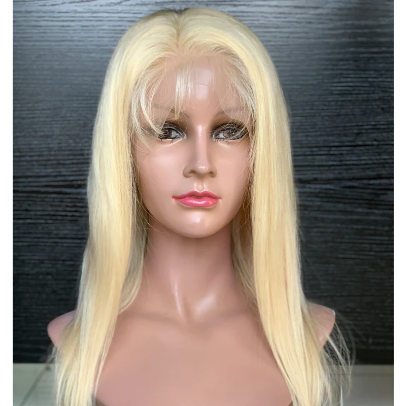 

HD Transparent Lace Wig 613 Lace Front Human Hair Wig Pre Plucked With Baby Hair Remy Wig, Oem