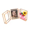 Wholesale 3D Deep Glass 6x8 8x8 4*6 silver bronze gold Black rose gold 5x7 box