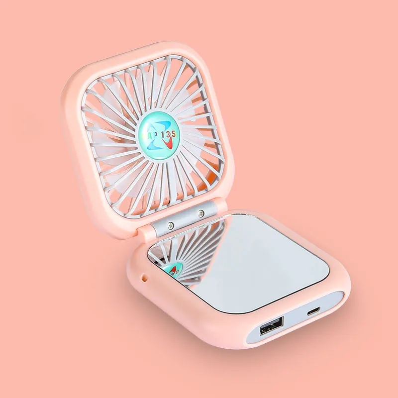 

3 In 1 Multifunction Rechargeable Air Cooling Mini Portable Neck Hanging Fan