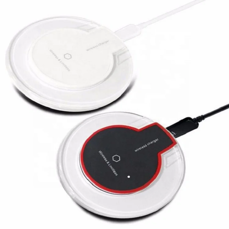 

Factory Price K9 Led Wireless Charger Infrared Induction 5W Qi Fast Charging Chargers Base Pad//, Black,white