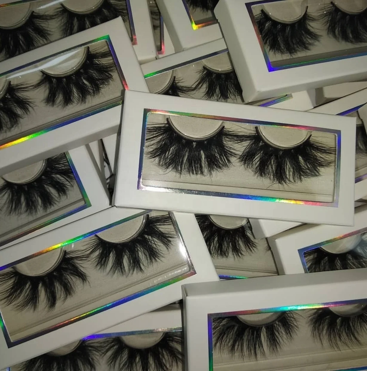 

wholesale 2020 Best quality 100% real mink eyelashes vendor factory, Black