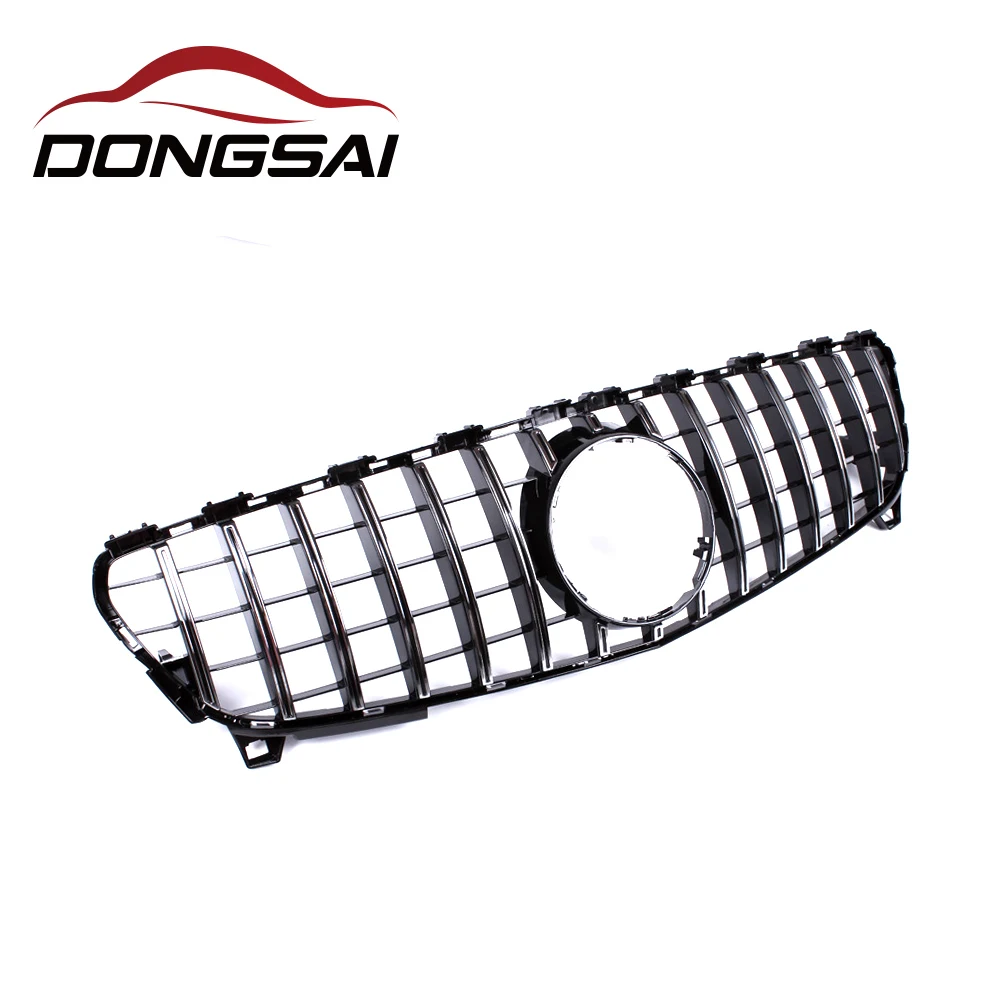 Abs Gtr Style Front Bumper Grille Grill Mesh For Mercedes