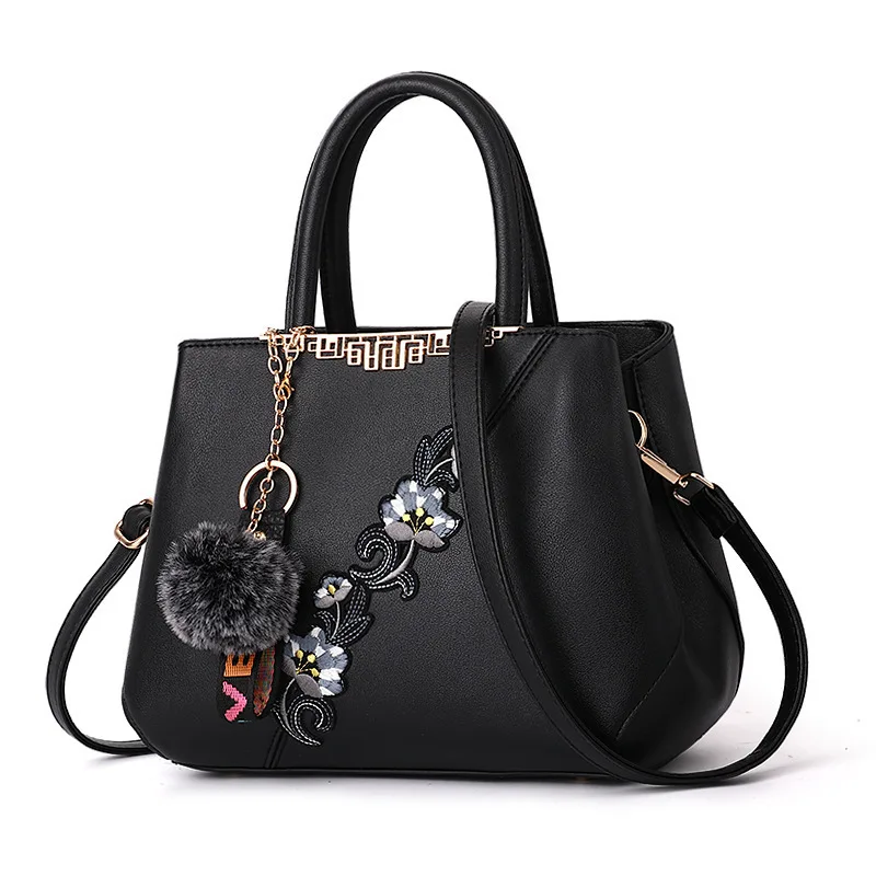 

2021 hot sale PU leather ladies shoulder handbag wholesale, Customized color