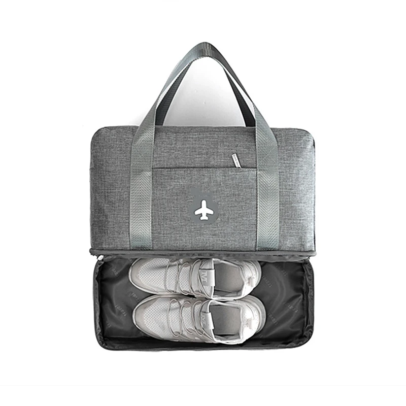 

Custom logo travel Unisex fitness bag dry wet separation sports overnight luggage bag beach waterproof shoe bag