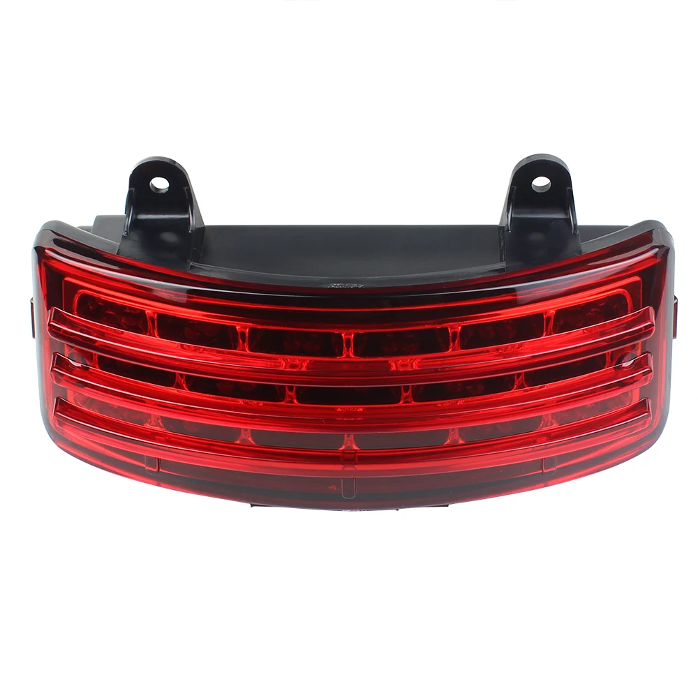 Red Tri-Bar Fender LED Tail Brake Light With Turn Signal Light For Street Glide FLHX FLTRX Touring Motorcycle Models