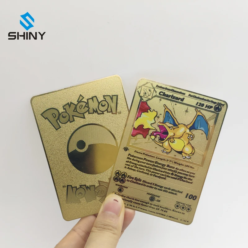 

Shining Charizard 1st Edition Gold pokemon cards ex pikachu carte