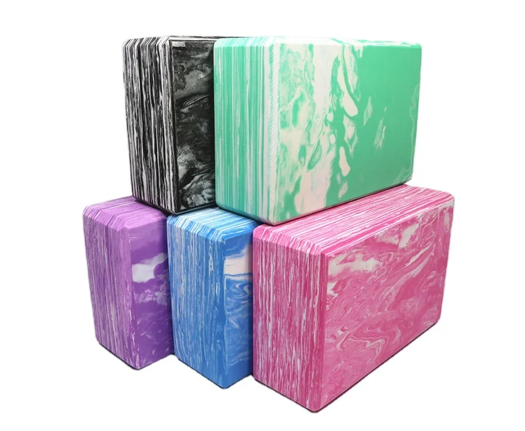 

Wholesale High Density EVA Marble Custom logo Yoga Blocks