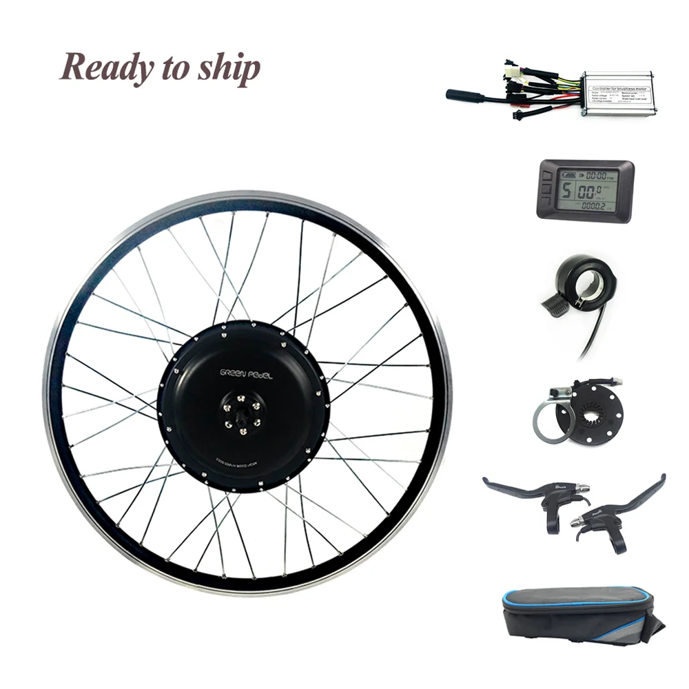 

Greenpedel 48v 1000w 27.5 28 29 inch 700c rear wheel motor bicycle electric conversion kit