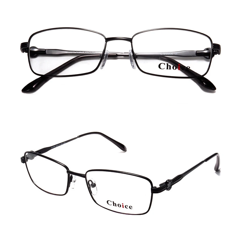 

2021 Promotional Retro Classic Excellent Design Small Frame Square Metal Men and Women Business Office Optical Glasses